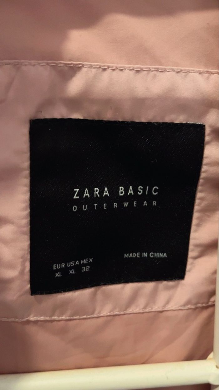 Doudoune rose poudré ZARA - photo numéro 5