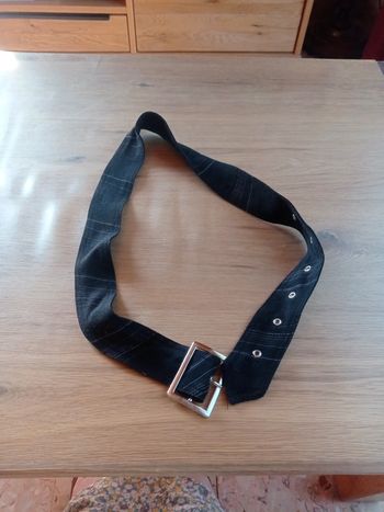 Ceinture en tissus noir