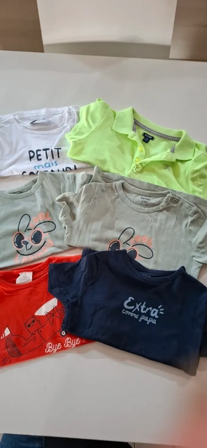 Lot tee-shirts
