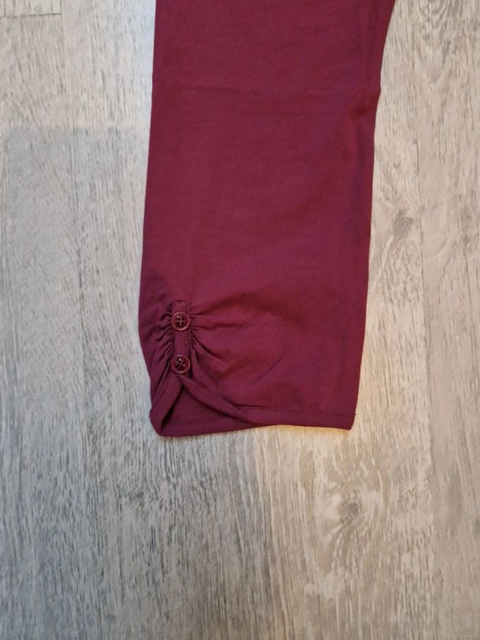 Caleçon ou legging violet XXS neuf avec étiquette EDC - photo numéro 2