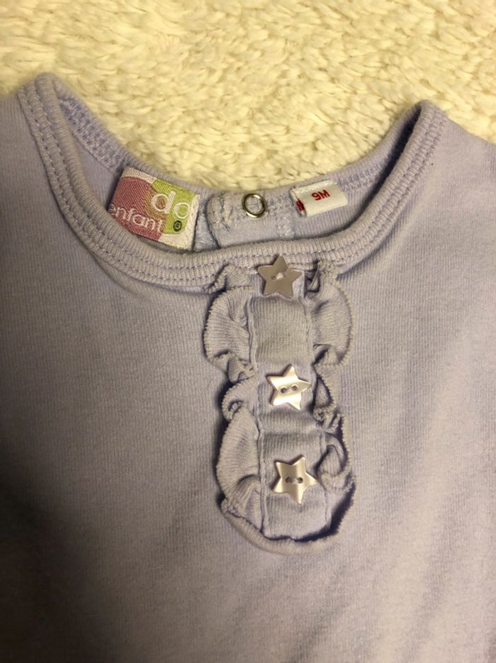 Pyjama dors-bien coton parme 9m - photo numéro 2