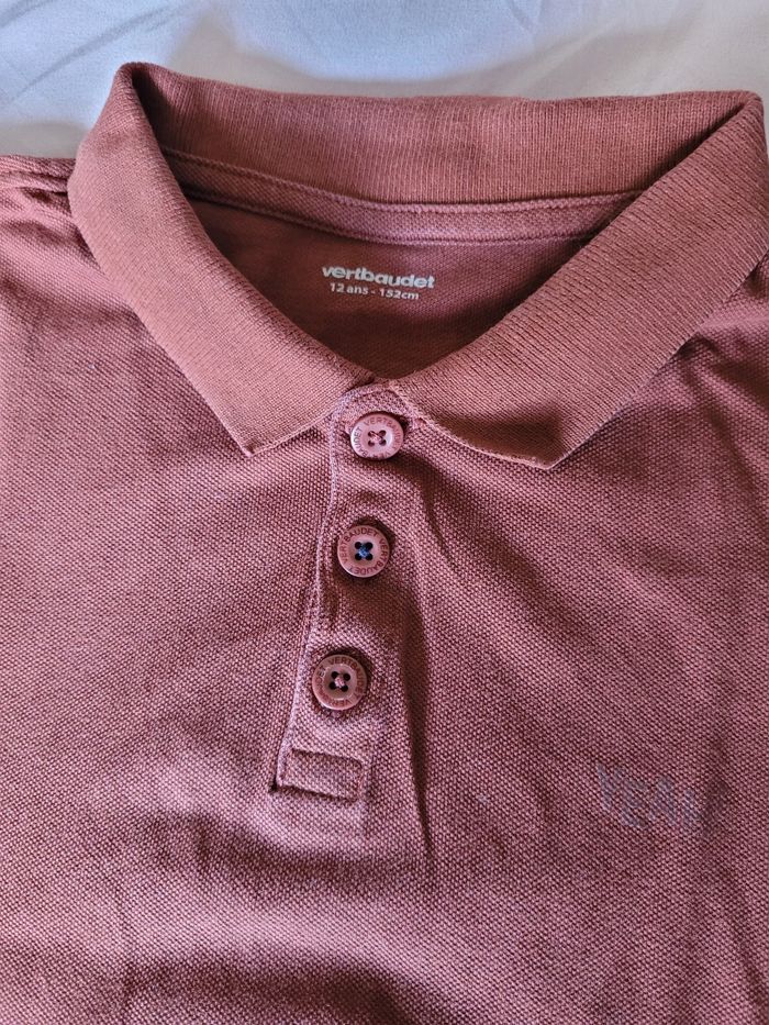 polo manches longues verbaudet marron petit 12ans (3e) - photo numéro 5