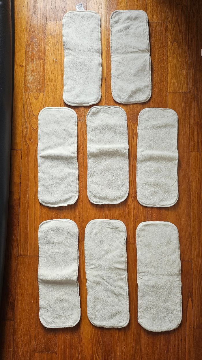 Lot de 8 inserts en bambou