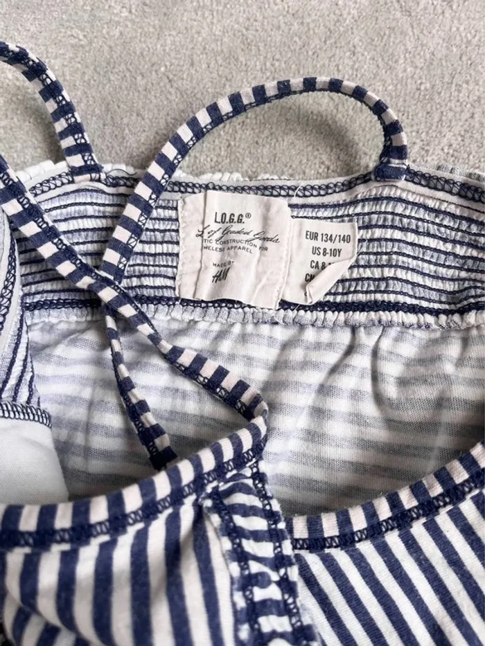 Robe rayée - H&M - 8/10 ans - photo numéro 2