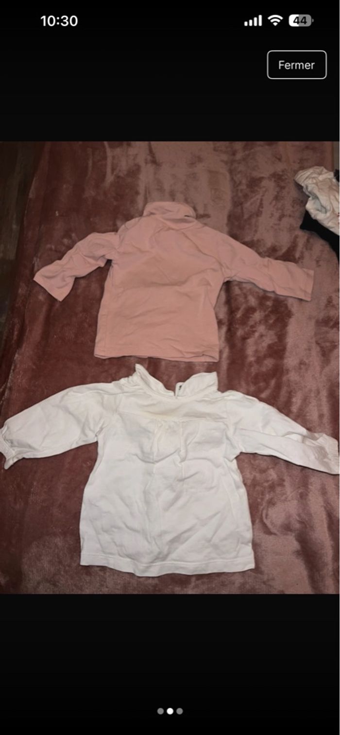 Lot de 6 pulls fin, taille 6 mois, très bon état - photo numéro 2