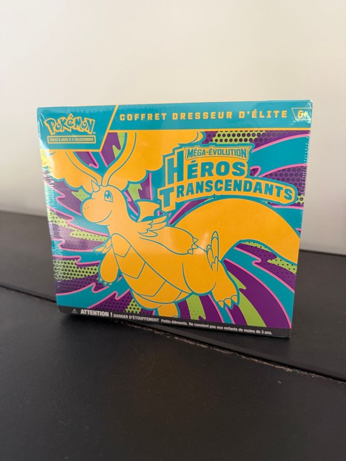 Etb pokémon héros transcendants fr - coffret dresseur d'élite scellé fr - photo numéro 3