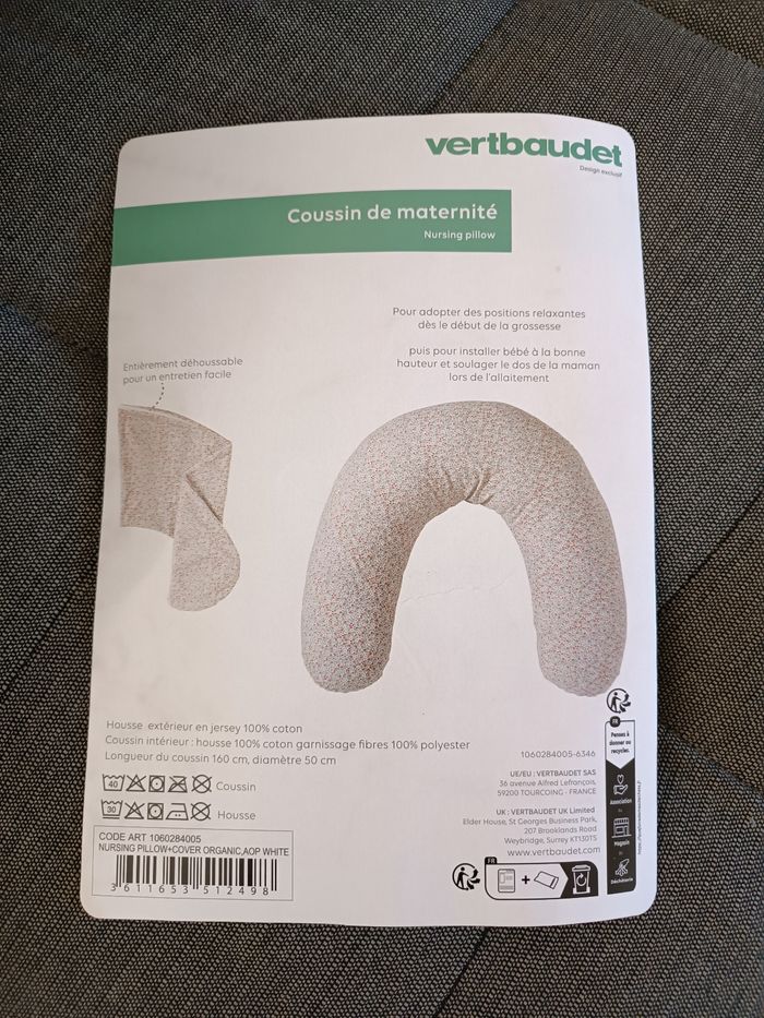 Coussin grossesse allaitement vertbaudet - photo numéro 6