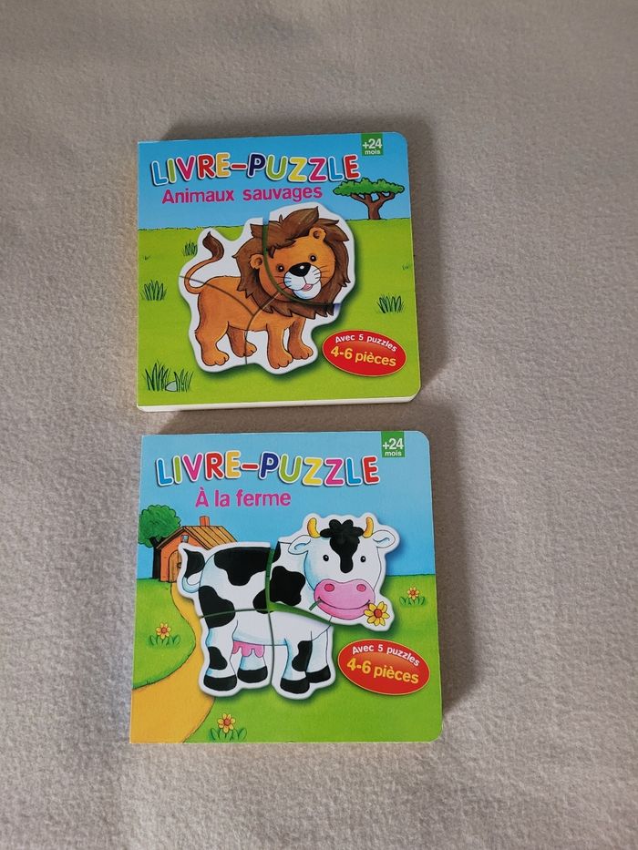 Lot de 2 livres puzzles neufs