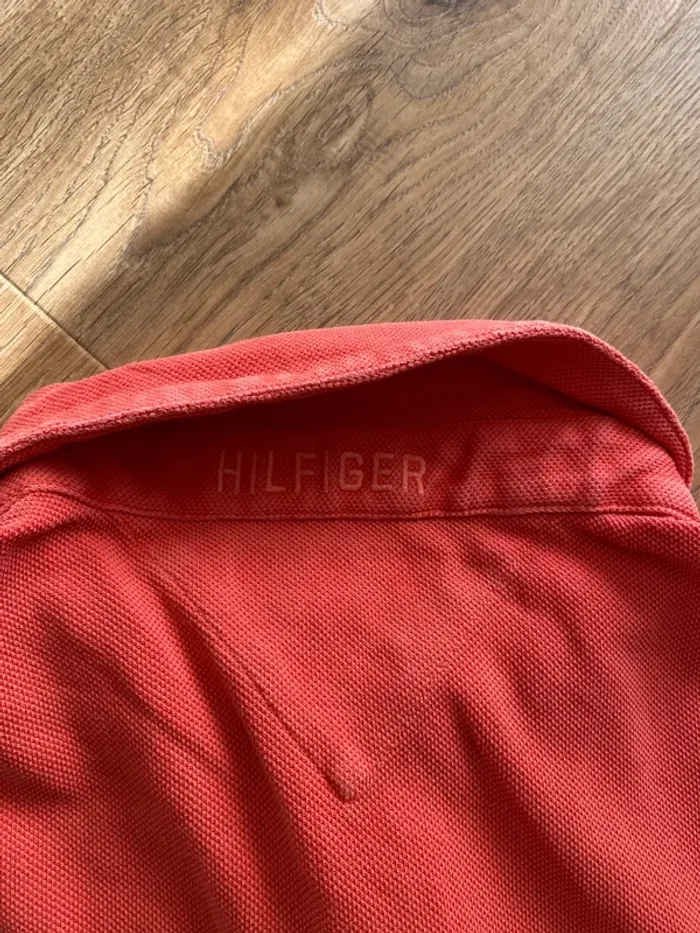 Polo Tommy Hilfiger Slim Fit Corail XL – 100% Authentique - photo numéro 5