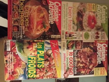 Lot de livres de cuisine