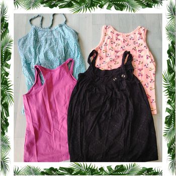 Lot de 4 débardeurs 8 ans