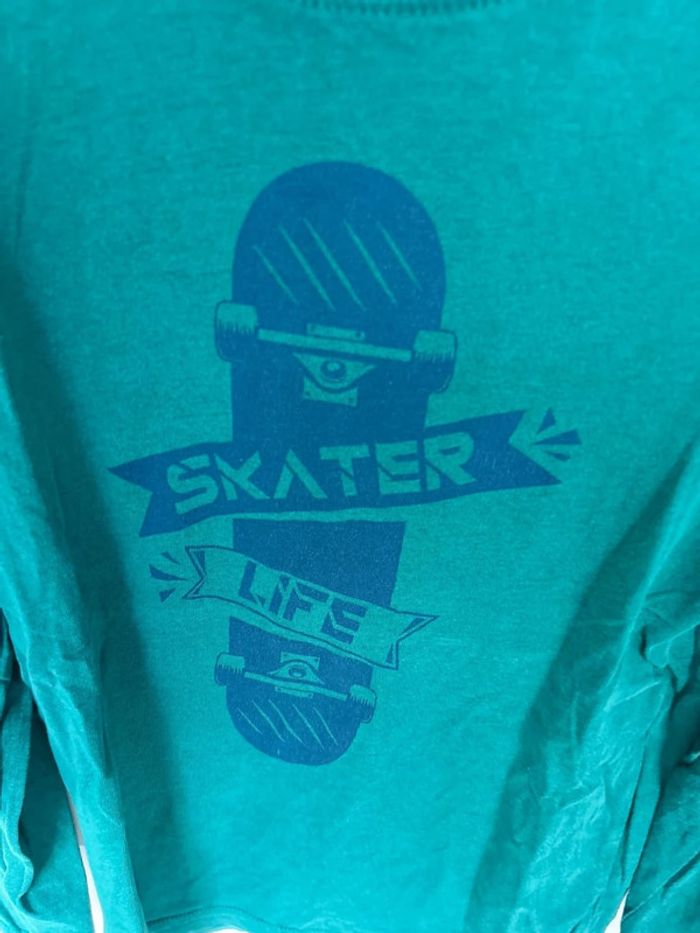 T-shirt skate 8 ans - photo numéro 2