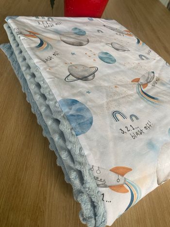 Couverture chaude thème planète