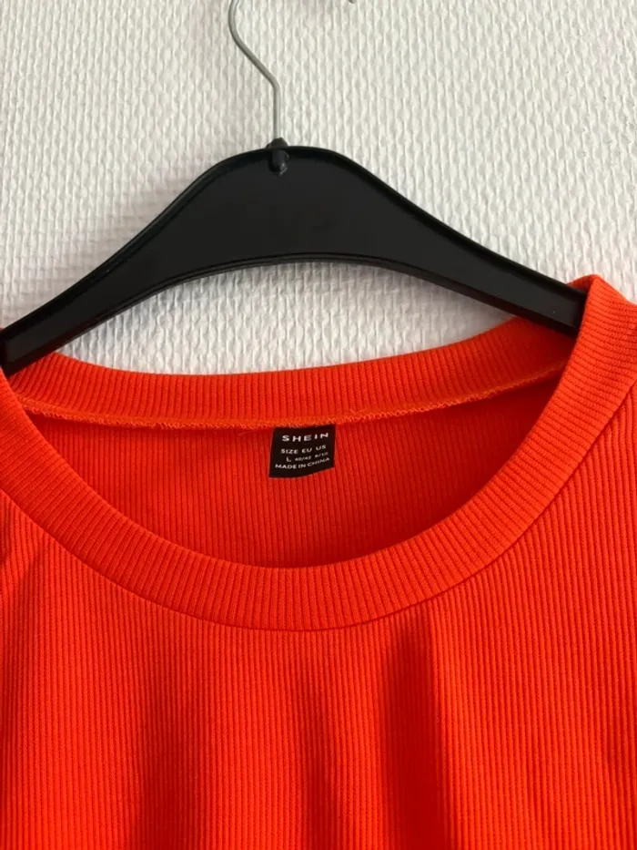 Crop top orange - photo numéro 2