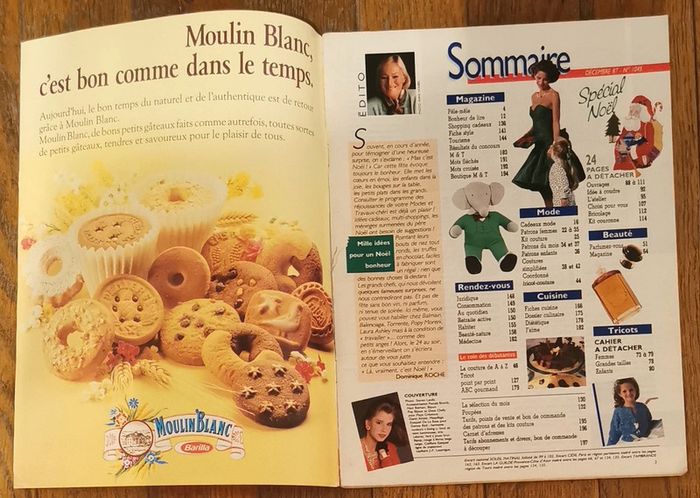 Ancien magazine Modes et travaux 1987 N°1045 Vintage - photo numéro 2