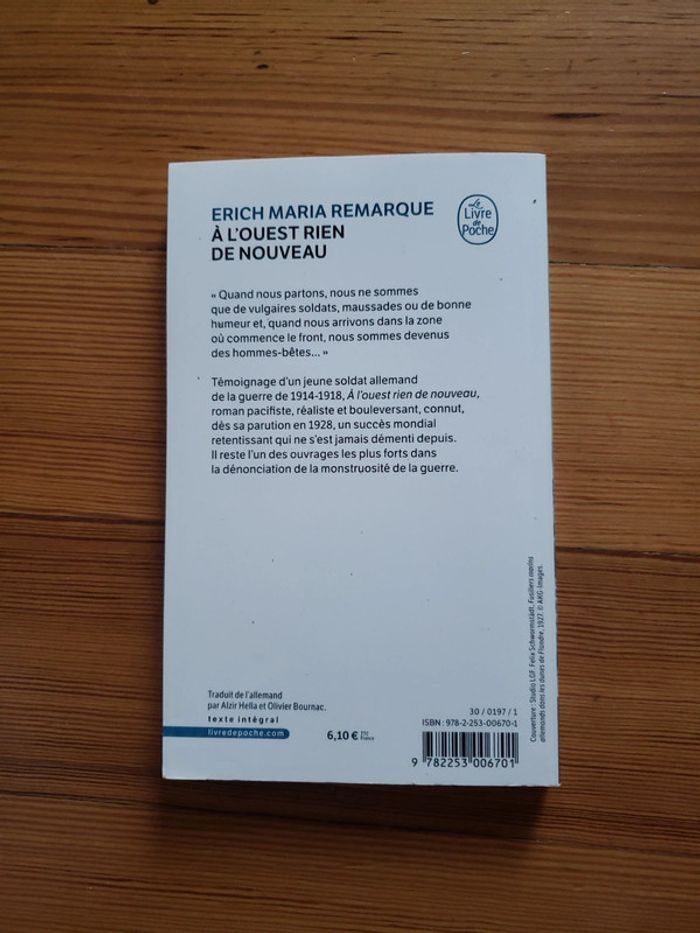 A l'ouest rien de nouveau - photo numéro 2