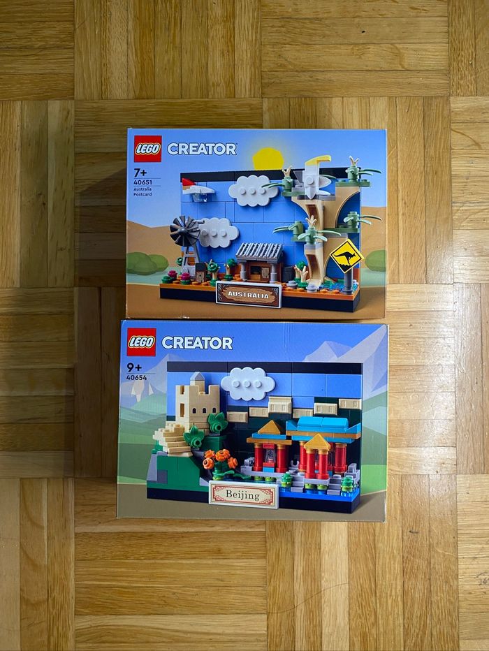 [neuf et scellé] lego 40651 40654