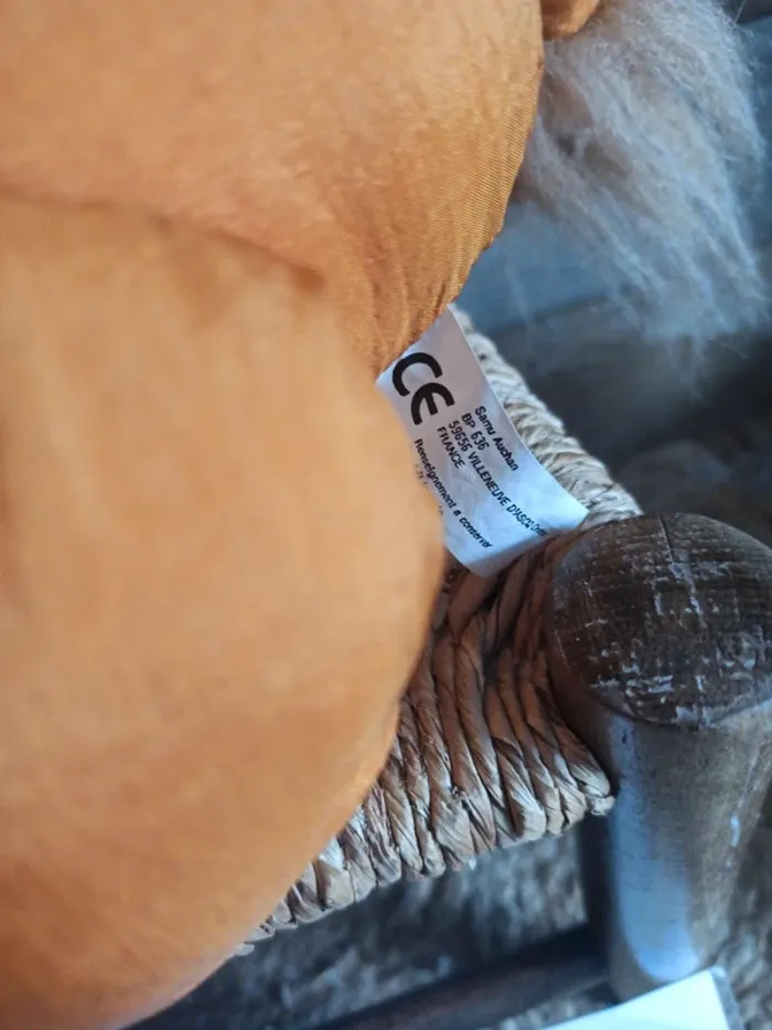 Peluche lion toile de parachute Auchan tbe - photo numéro 5