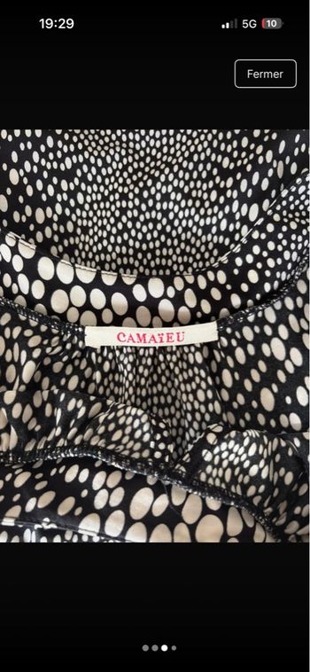 Haut à bretelles Camaïeu 