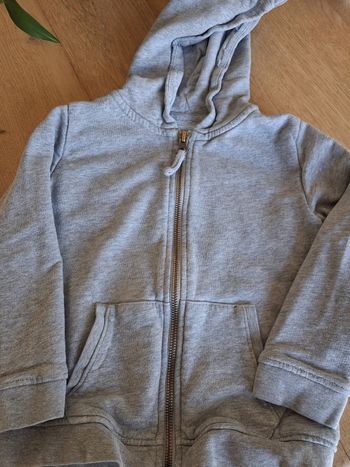 Sweat zippé a capuche