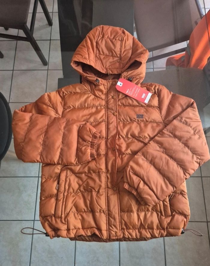 Veste Levi's doudoune légère femme noisette marron taille S 36