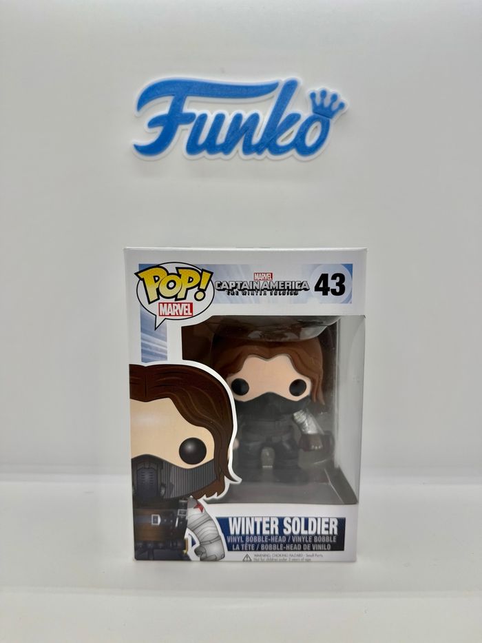 Funko Pop Marvel Captain America Winter Soldier 43 - photo numéro 1