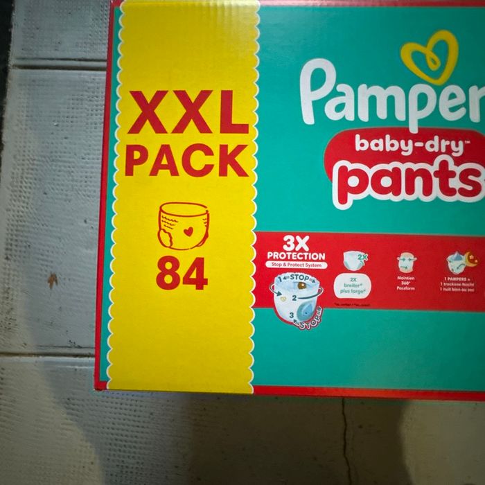 Pampers couché pants culotte xxl pack taille6 - photo numéro 2