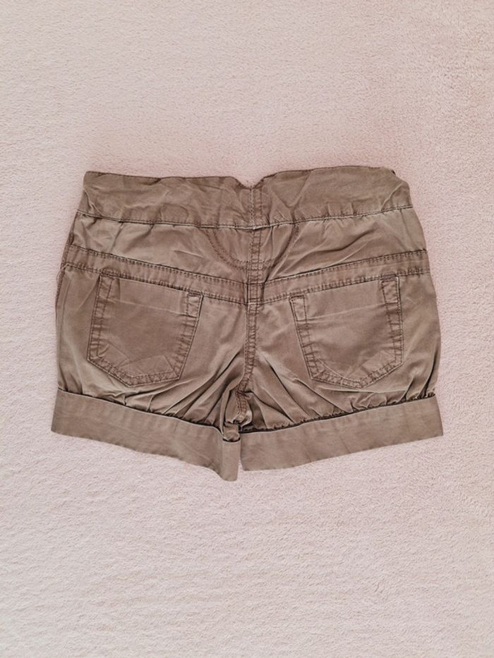 Short en coton fille 3 ans kaki Tex - photo numéro 2
