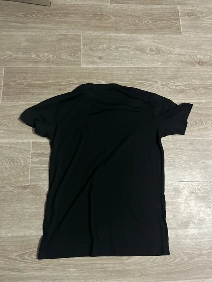 T-shirt noir à col V Chevignon S - photo numéro 3