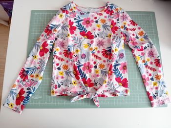 T-shirt manches longues avec noeud