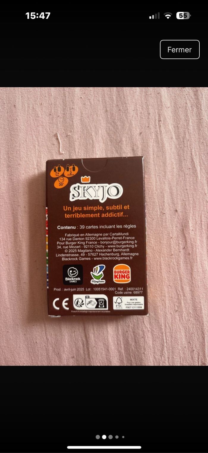 Jeu de cartes skyjo - photo numéro 2