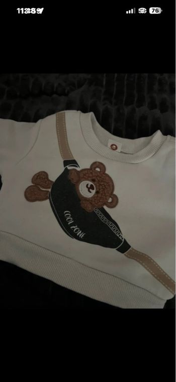 Ensemble bébé garçon 1 mois 