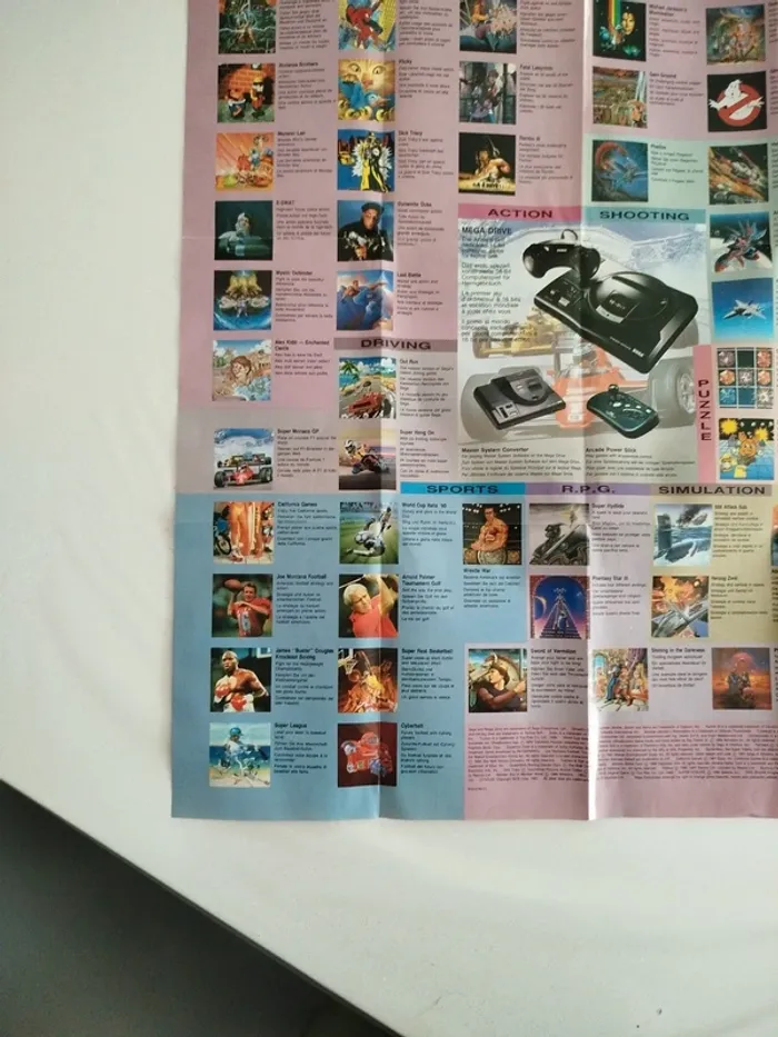 Poster sonic/ jeux Megadrive - photo numéro 5