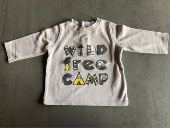 T-shirt manches longues 6 mois