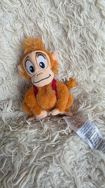 Peluche d'épaule disney aimanté abu Aladdin jasmine disneyland paris - disney store (sans aimant)