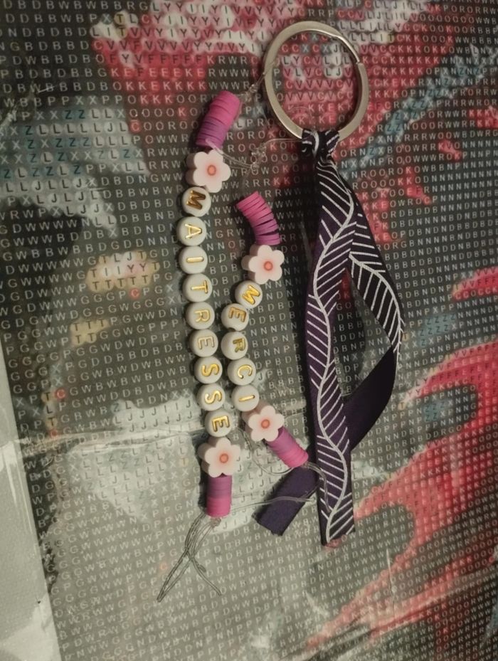 Porte clé merci maitresse