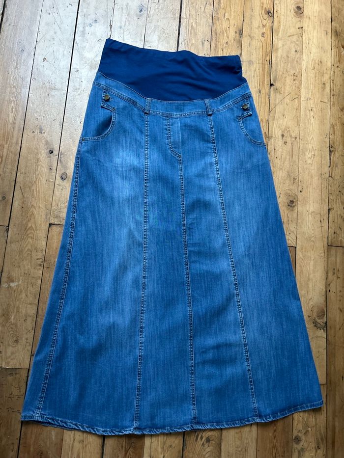 Jupe longue en jeans souple S Livaa jeans - photo numéro 1