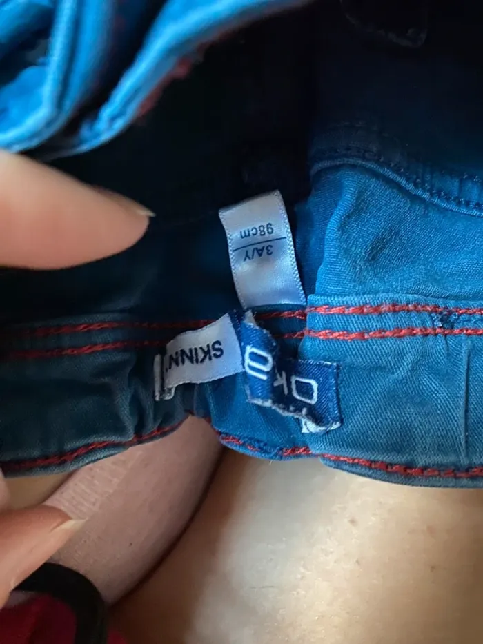 Pantalon jeans Skinny bleu Okaidi Taille 3 ans - 98 cm - photo numéro 4