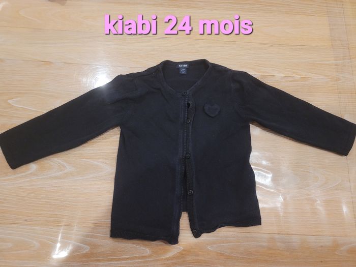 Gilet noir 24 mois