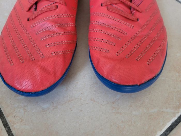 Chaussures Foot Kipsta 38   rouge - photo numéro 2