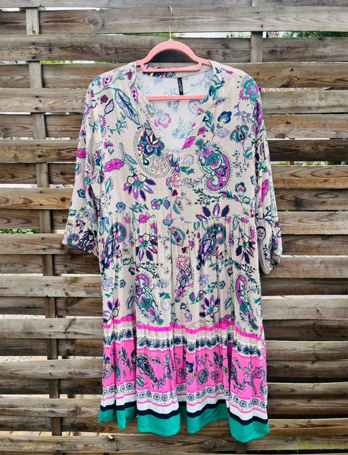 Robe à motifs fleuris - Taille L