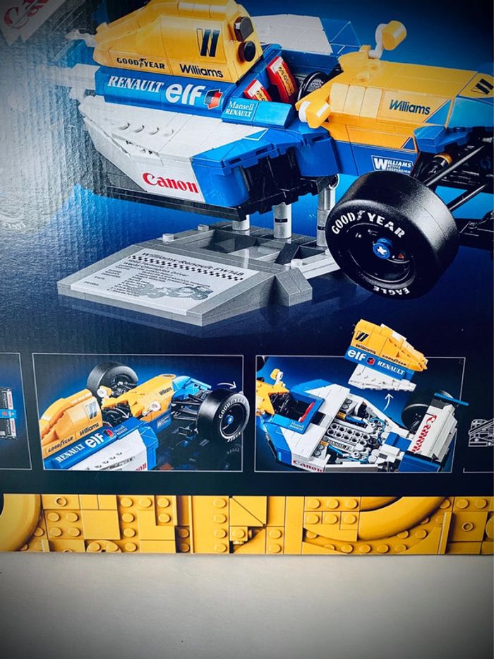 LEGO Icons 10353 - Williams Racing FW14B Et Nigel Mansell - Neuf et Scellé - photo numéro 6