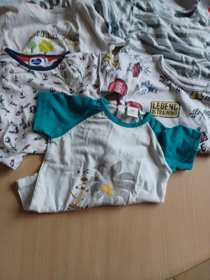 Lot 9 t-shirts 9 mois - photo numéro 4