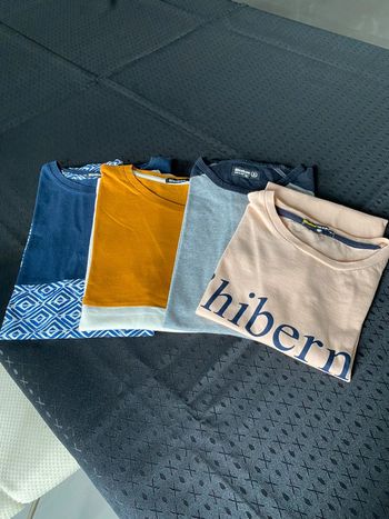 Lot de 4 tee-shirts homme bezzbee xs