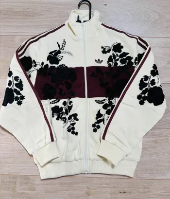 Collaboration Adidas Originals x ASOS - Veste de survêtement à fleurs brodées - Taille S