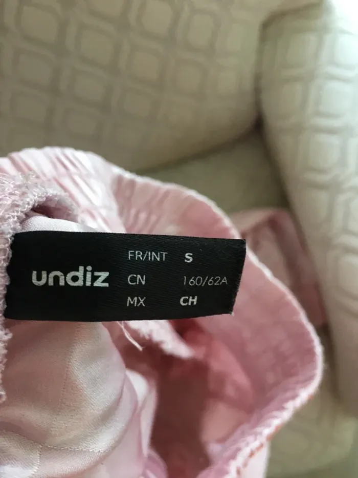 Pantalon de pyjama rose satin - photo numéro 3