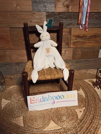 Doudou petit lapun Nounours tbe