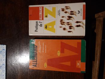Lot 2 livres pour apprendre l allemand 