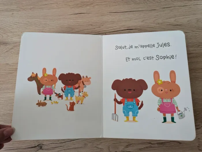 Livre carton jeune enfant La Ferme - photo numéro 5