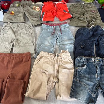 Lot 9 pantalons/short 3 ans